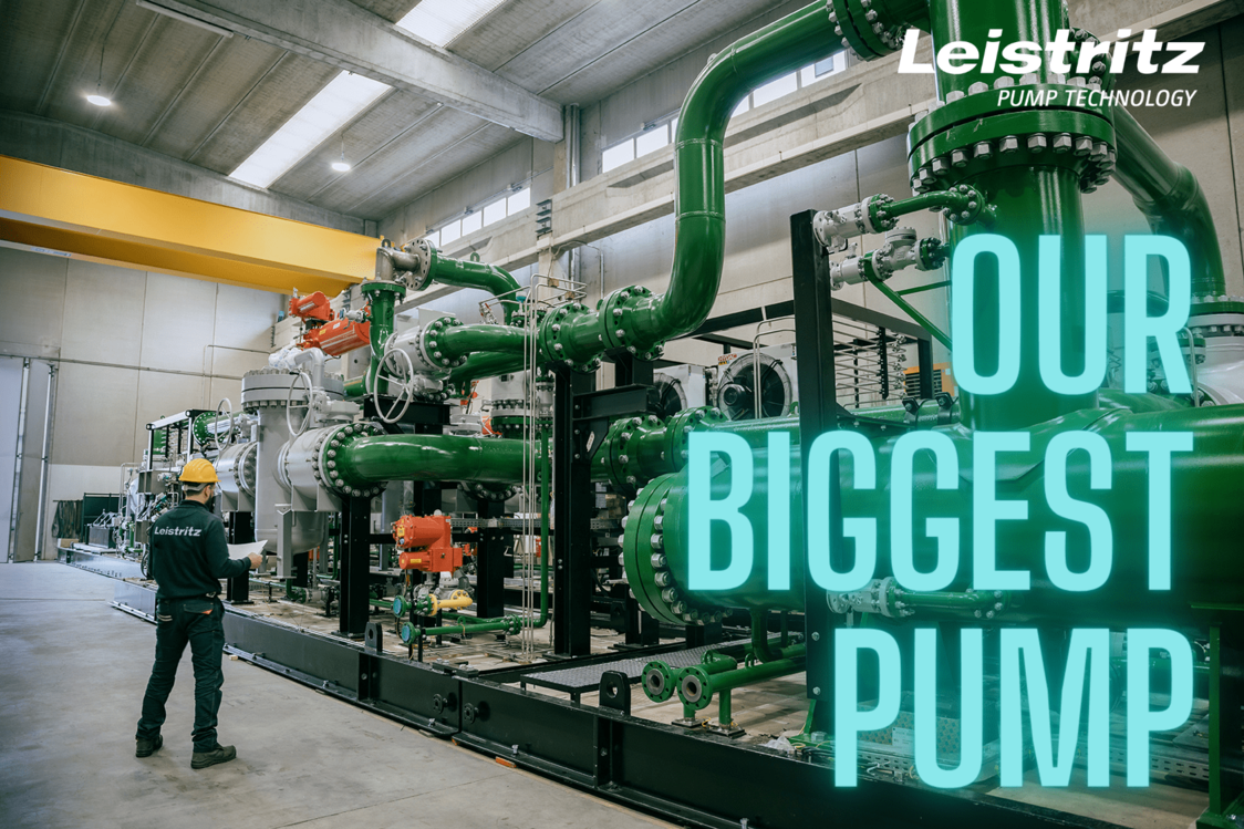 © Leistritz AG Mega Pumpe von Leistritz | © Leistritz AG